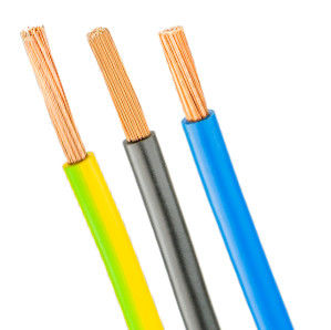 300/500V 1 Core PVC  H07V-R BVR Industrial Flexible Cable 6491x Earth Cable