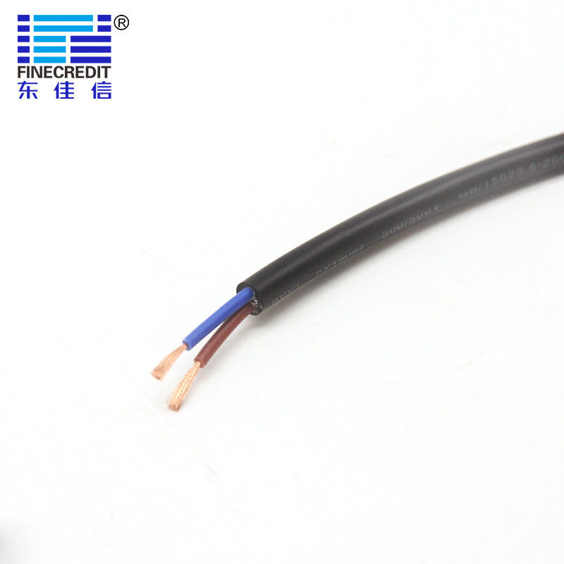 Flexible H05VV-F Wire , 60227 IEC 53 RVV 3 Core Electrical Cable CE Approved