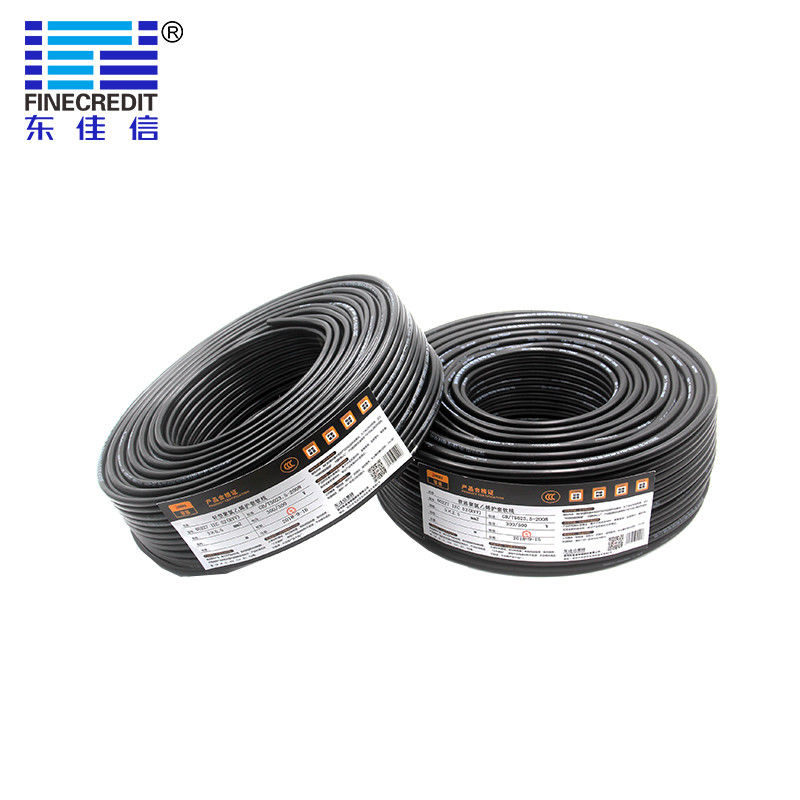 100m Flexible Building Wire H03VV F Copper Conductor For Lighting 2×0.75 Mm2
