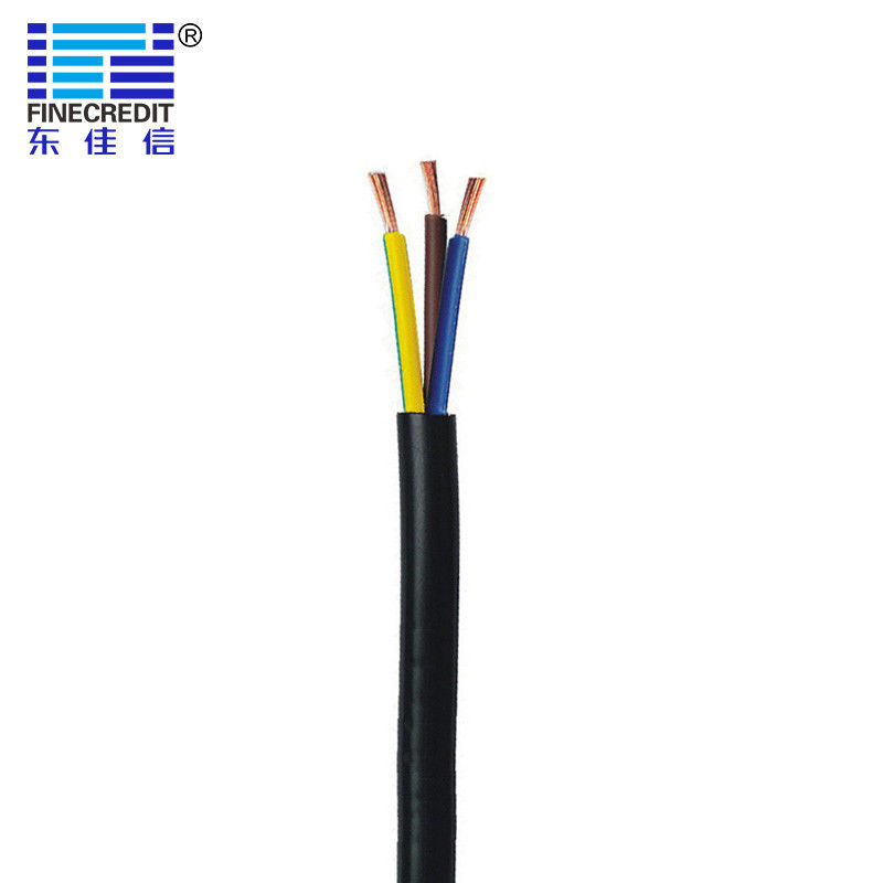 VDE CCC 3 Core Electrical Cable , H03VV-F H05VV-F PVC Electrical Cables