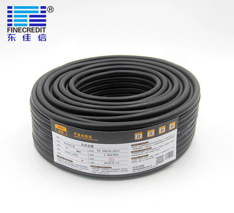 AC DC Power H1z2z2-K 1X1.5mm2 Photovoltaic Industrial Electrical Cable For PV System