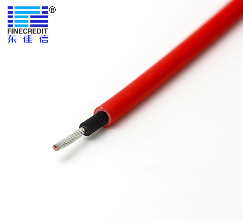 H1z2z2-k 1 Core Xlpo Solar Cable Sunlight Resistant PVC Sheath TUV Certification photovoltaic cable
