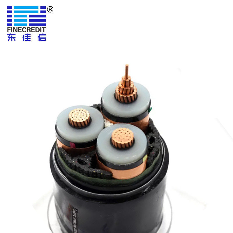 Industrial 3 Core YJV22 Medium Voltage Power Cable 6-30kV Voltage