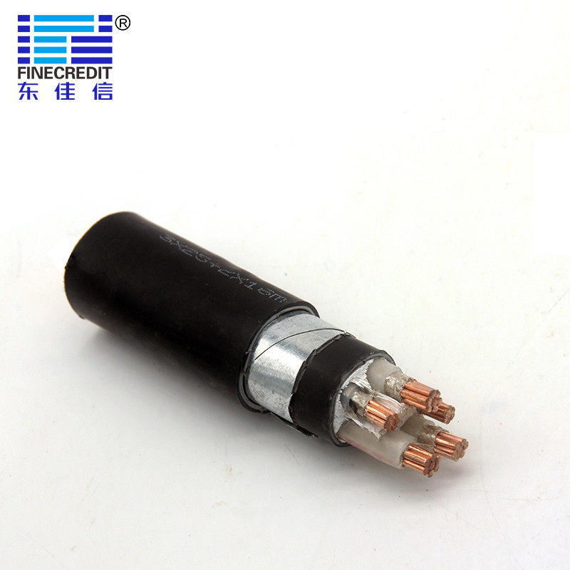 XLPE Insulation Industrial Electrical Cable , Steal Tape Aromred 10 Gauge Electrical Cable
