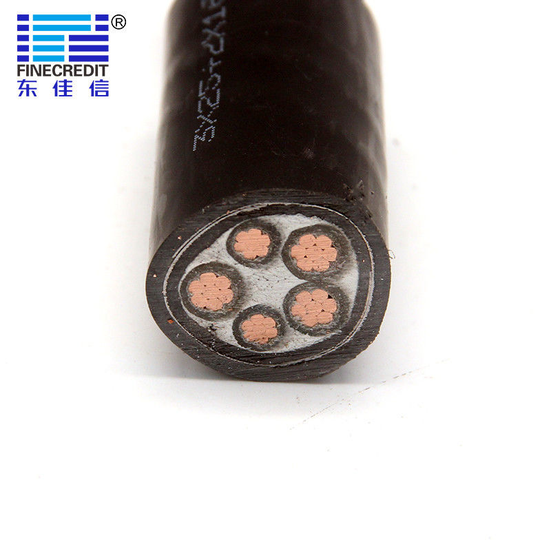 N2XY YJV22 4 Core Xlpe Armored Power Cable , Low Voltage 10 Gauge 4 Wire Cable