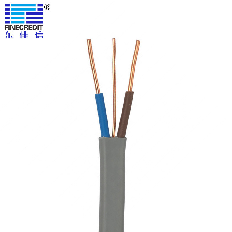 Flame Retardant EN 60228 Flat Electrical Cable 6242y 1.5mm2 2.5m2