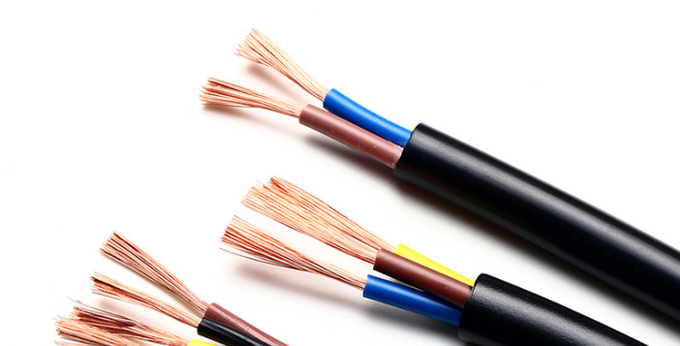 H03VV-F / RVV 3 * 0.5 Sq Industrial Electrical Cable UV Resistance VDE 3